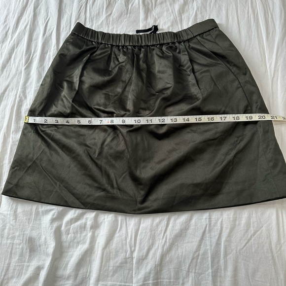 Olive Green Women's Skirt - Picture 13 of 15